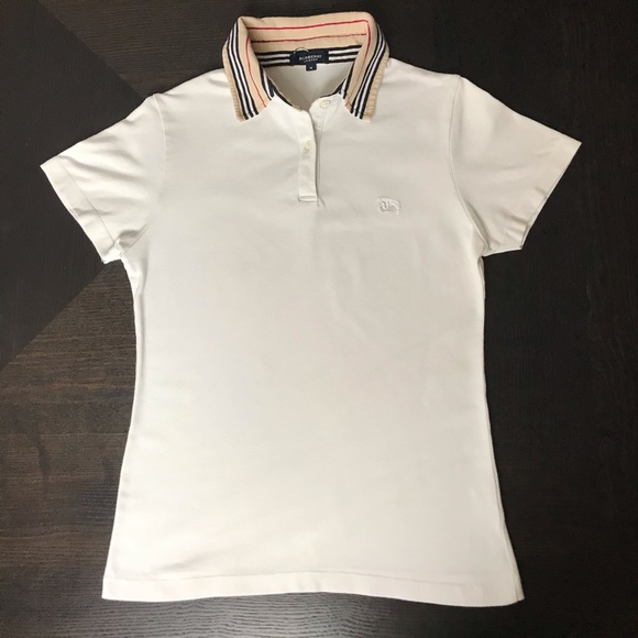 Burberry Tops - BURBERRY POLO SHIRT SIZE MEDIUM
